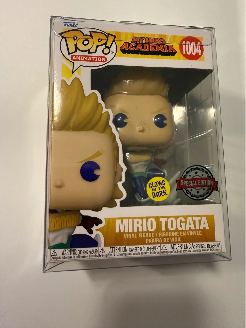 Funko Pop My Hero Academia Mirio Togata #1004 GITD Special Edition